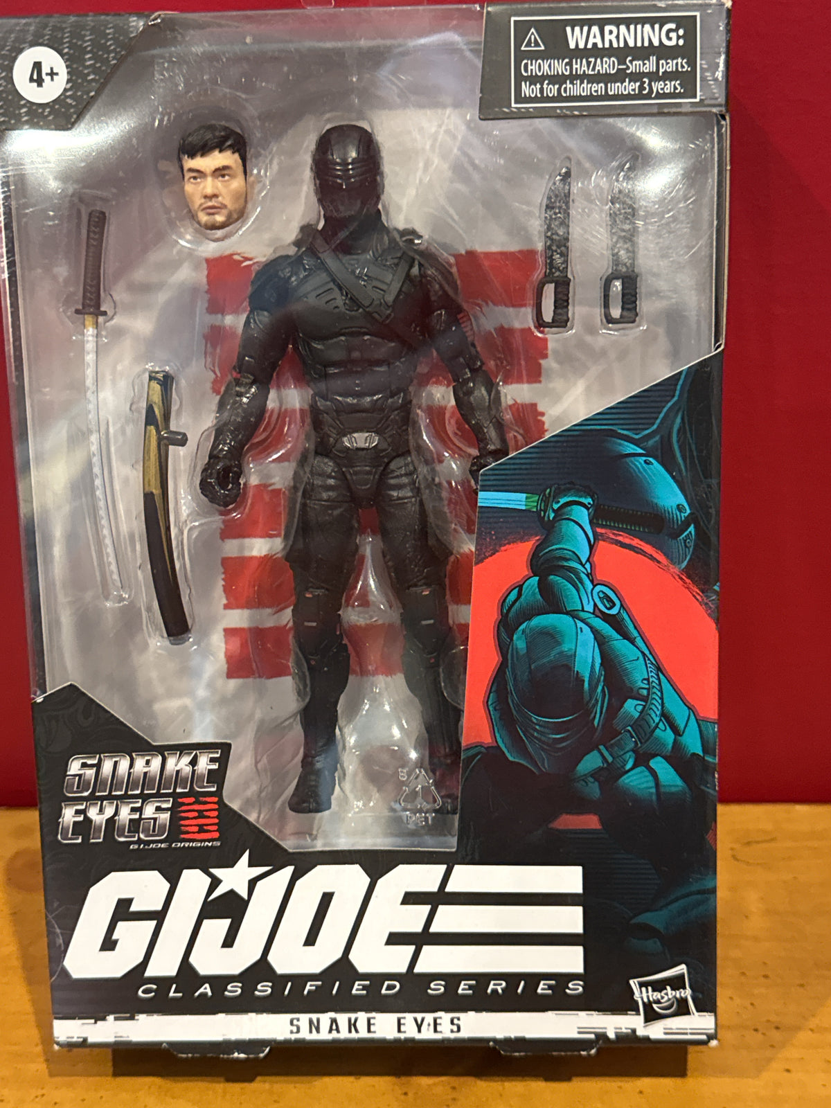 G. I. Joe Snake Eyes Movie 6" Classified Series Snake Eyes Action Figure #16 New in Box