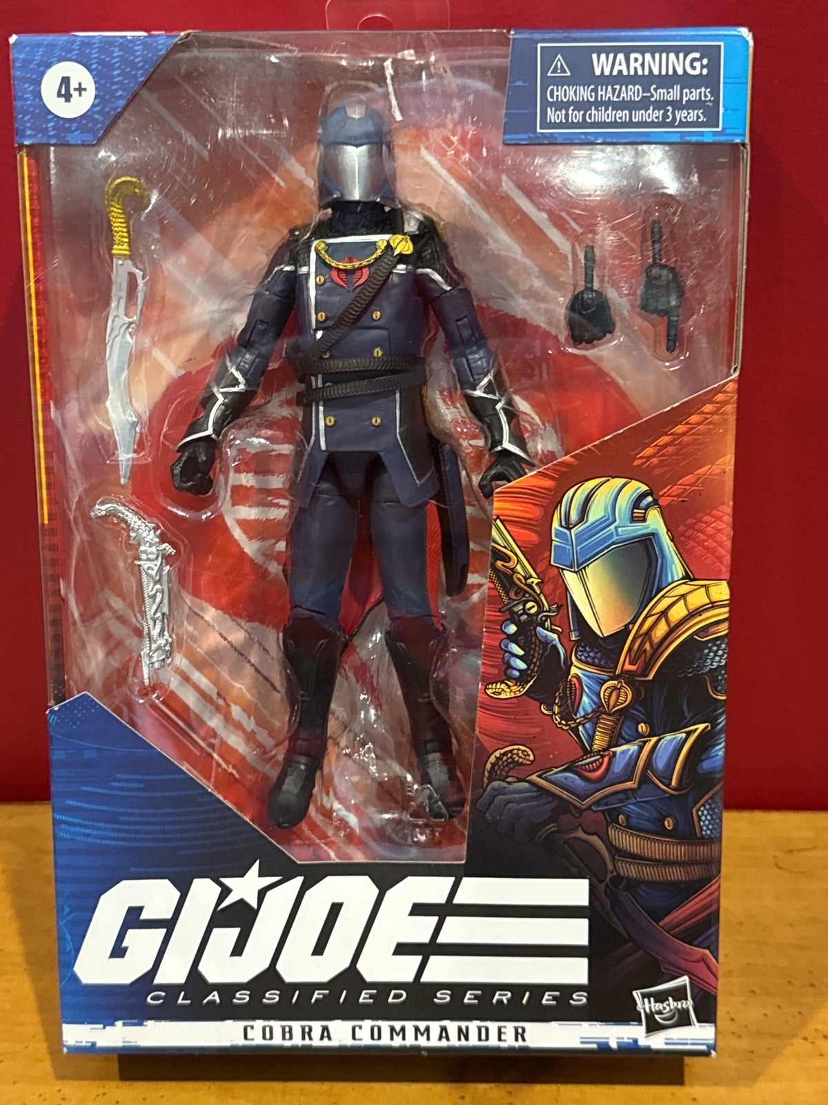 G. I. Joe Cobra Commander 6" Action Figure Classified Series New in Box