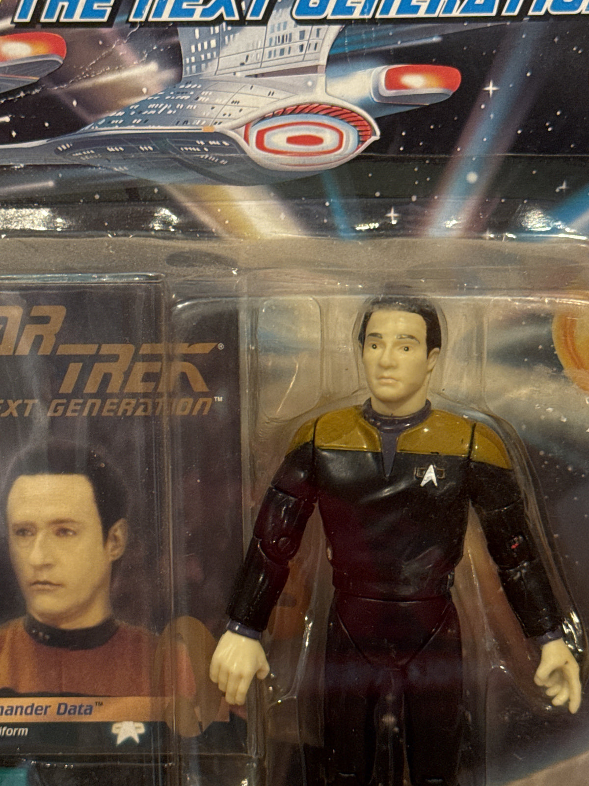 Star Trek The Next Generation Data Action Figure 4.5" Tall in Movie Uniform New in Box