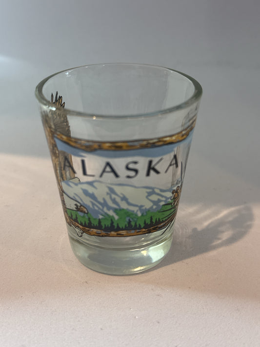Alaska Shot Glass 2.25" Tall