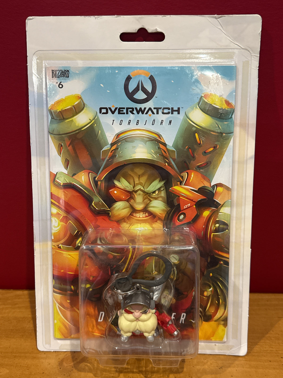 Overwatch Hanger Mini Figure & Comic Book Set Torbjorn Paperback by Burns #6 New in Package