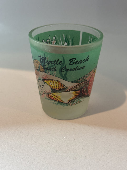 Myrtle Beach SC Shot Glass 2.25" Tall
