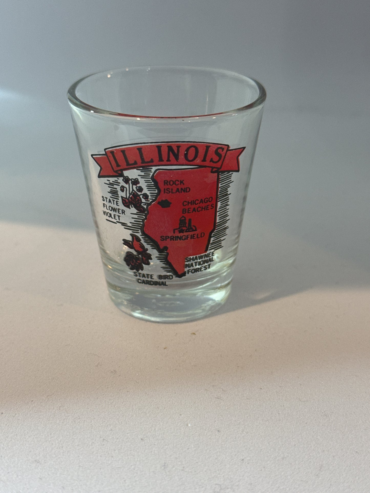 Illinois Shot Glass 2.25" Tall