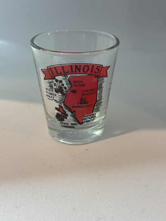 Illinois Shot Glass 2.25" Tall