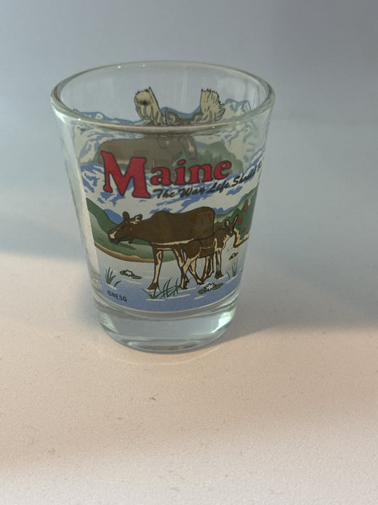 Maine Shot Glass 2.25" Tall