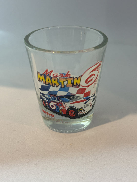 Mark Martin #6 NASCAR Shot Glass 2.25" Tall
