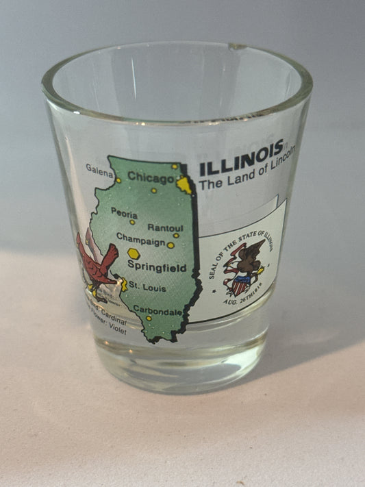 Illinois Shot Glass 2.25" Tall