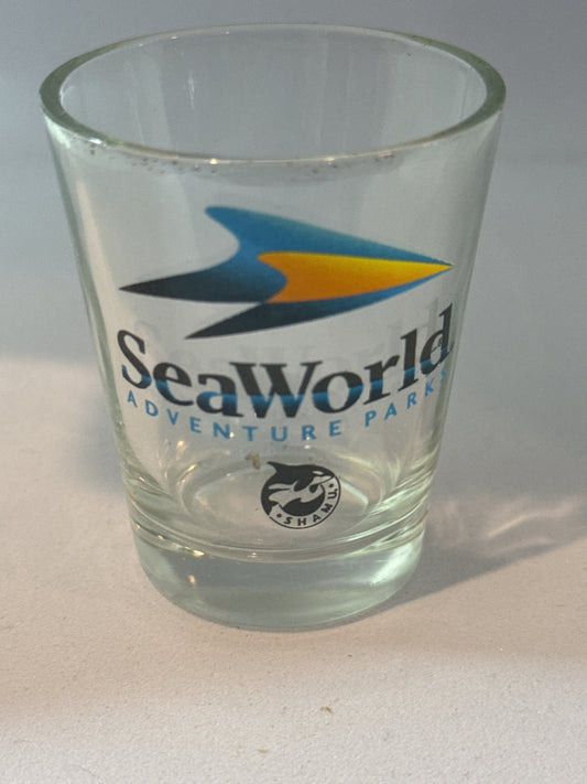 SeaWorld Shot Glass 2.25" Tall