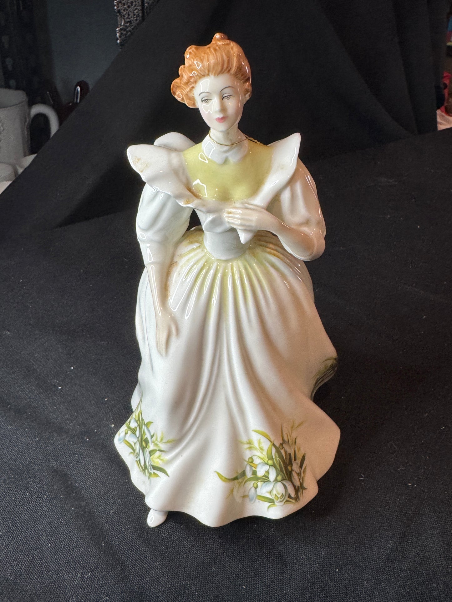 Royal Doulton Figure of the Month January HN2697 1988 Modeled by Peggy Davies Figurine