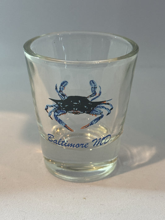 Baltimore MD Shot Glass 2.25" Tall