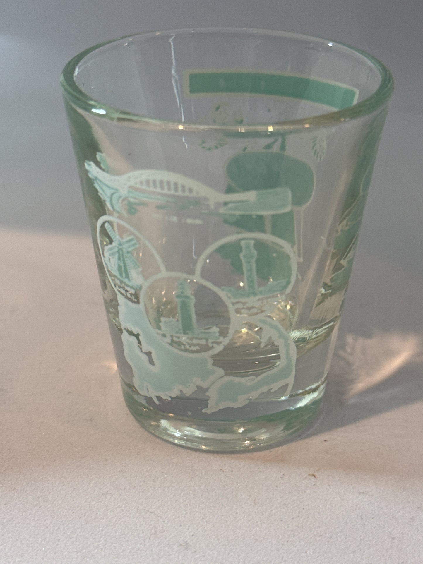 Cape Code Massachusetts Shot Glass 2.25" Tall