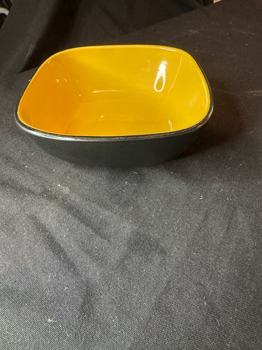 Corelle Hearthstone Square Soup Cereal Bowl 6.75" Turmeric Yellow