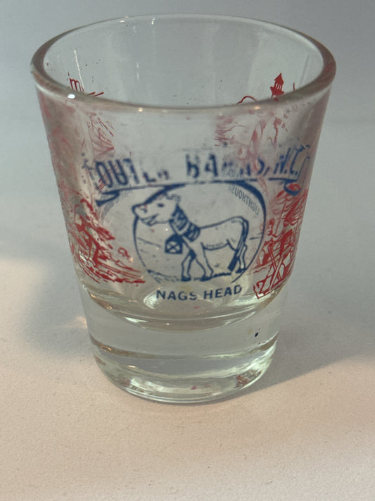 Nags Head Shot Glass 2.25" Tall