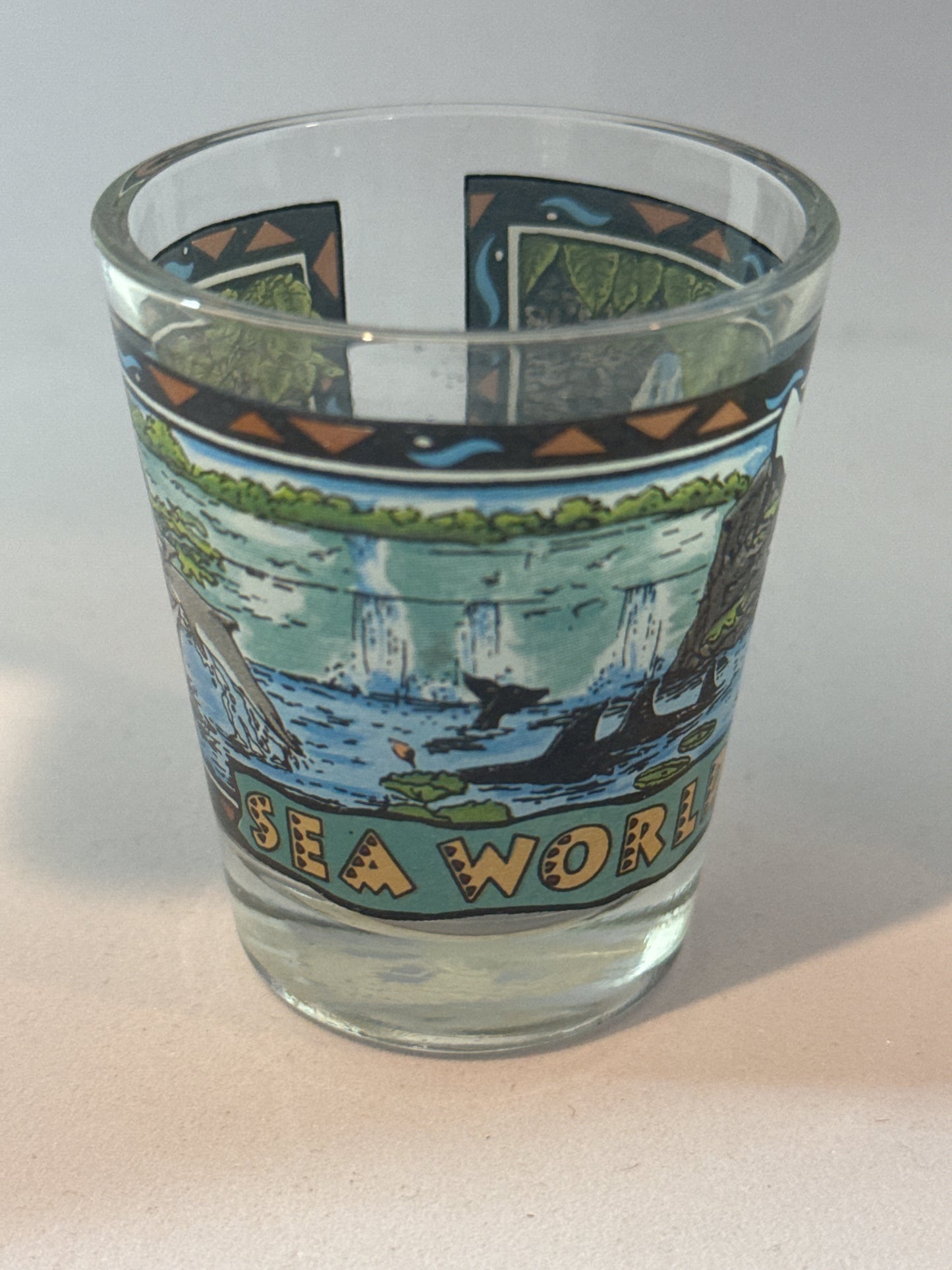 SeaWorld Shot Glass 2.25" Tall