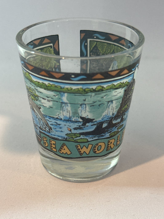 SeaWorld Shot Glass 2.25" Tall