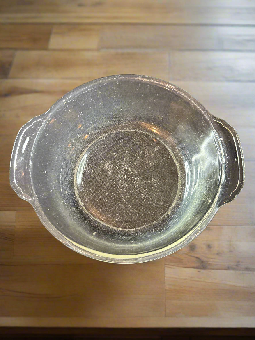 Fire King Clear Glass Casserole 1 1/2 Quart