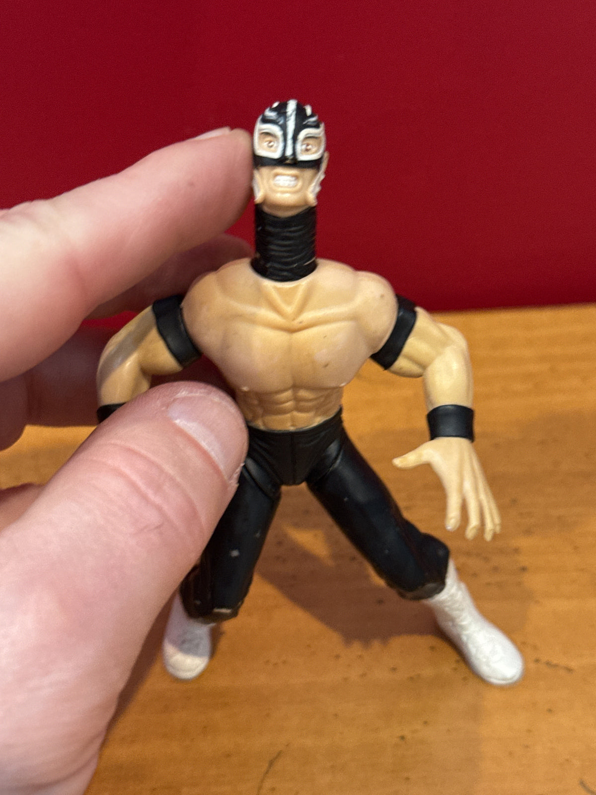 Rey Mysterio Jr. 1999 Smash N Slam Action Figure - ECW WWF WWE WCW TNA ToyBiz 4.5" Tall