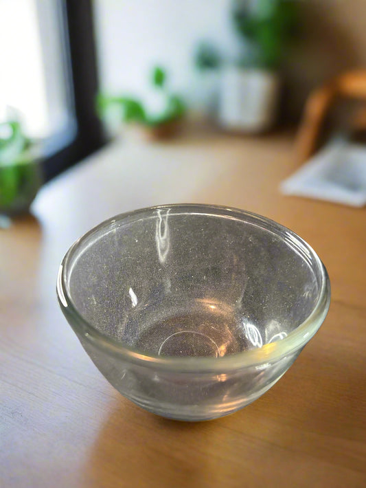 Small Glass Bowl For Dipping Or Mixing No Branding 5" Wide x 2.75" Tall