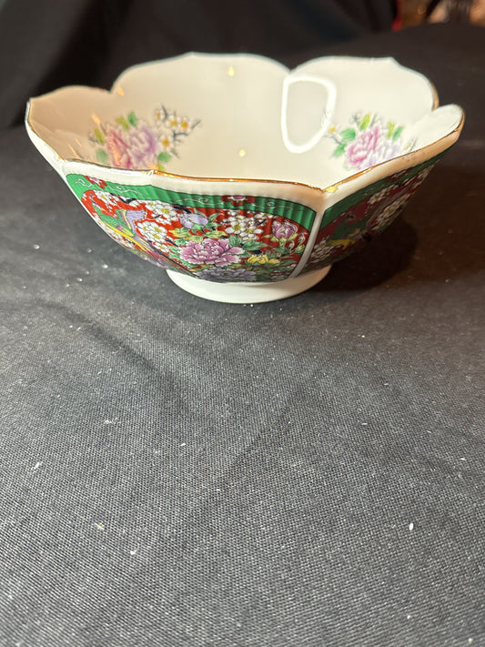 Rare Vintage Imari Porcelain Bowl Made in Japan Pristine Condition