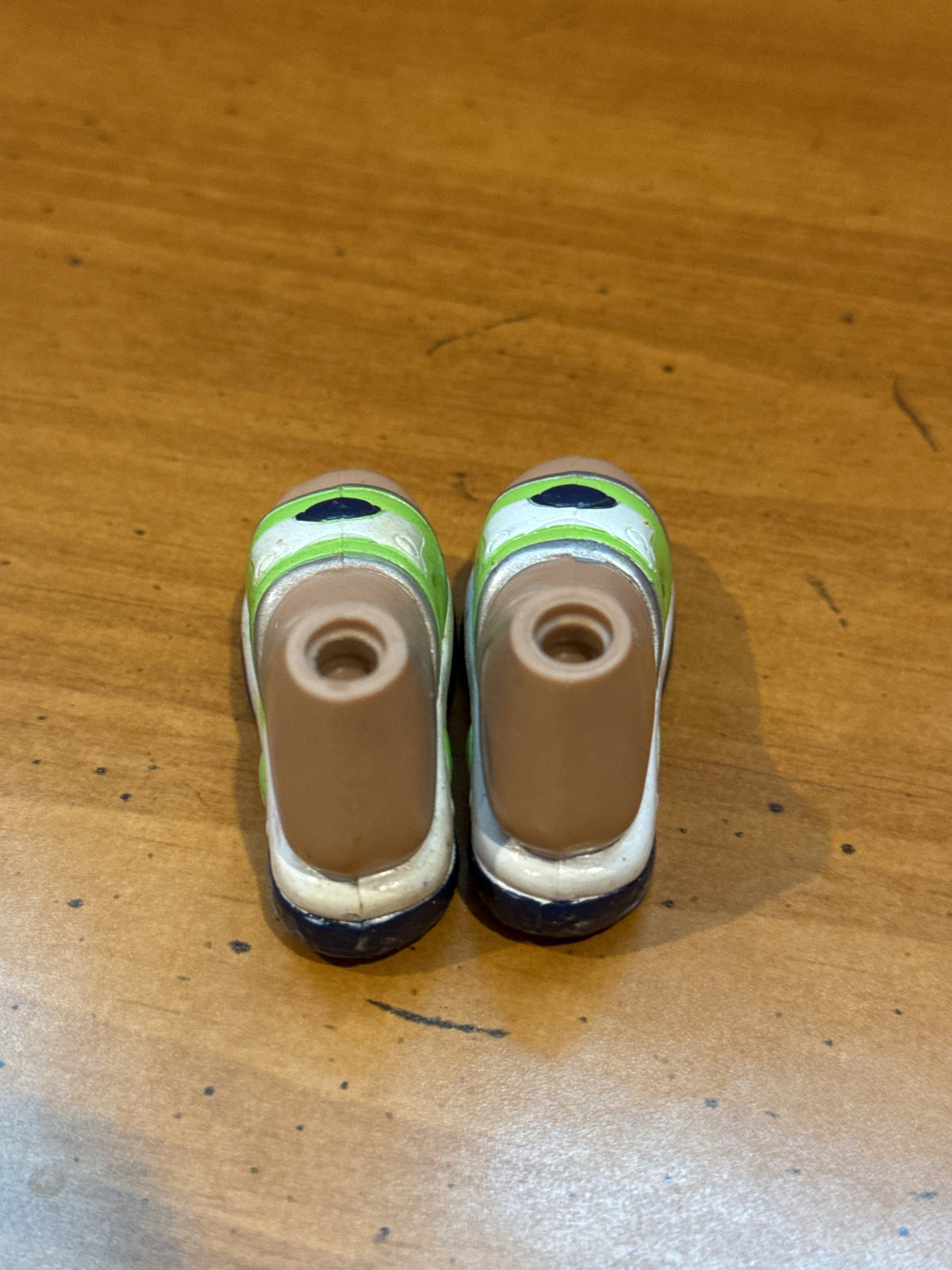 Bratz Dolls Green White Sandals Replacement Shoes One Pair