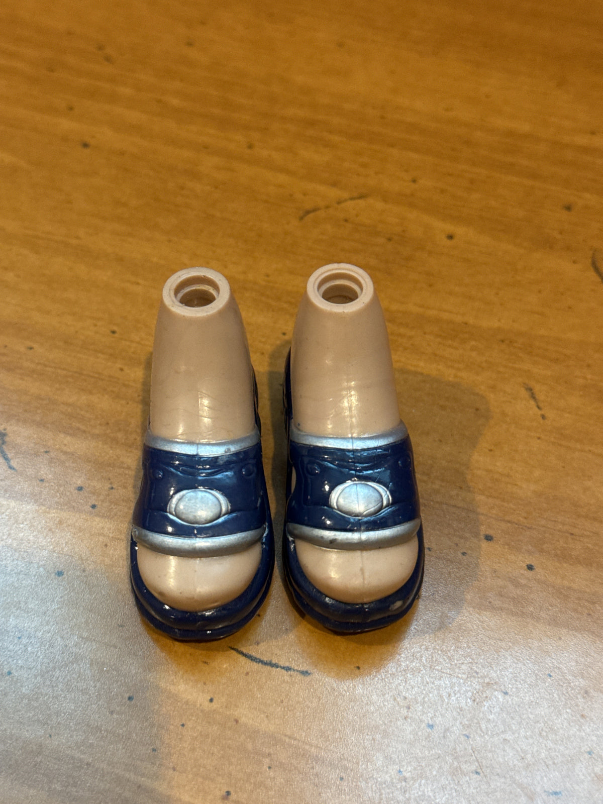 Bratz Dolls Blue Silver Sandals Replacement Shoes One Pair