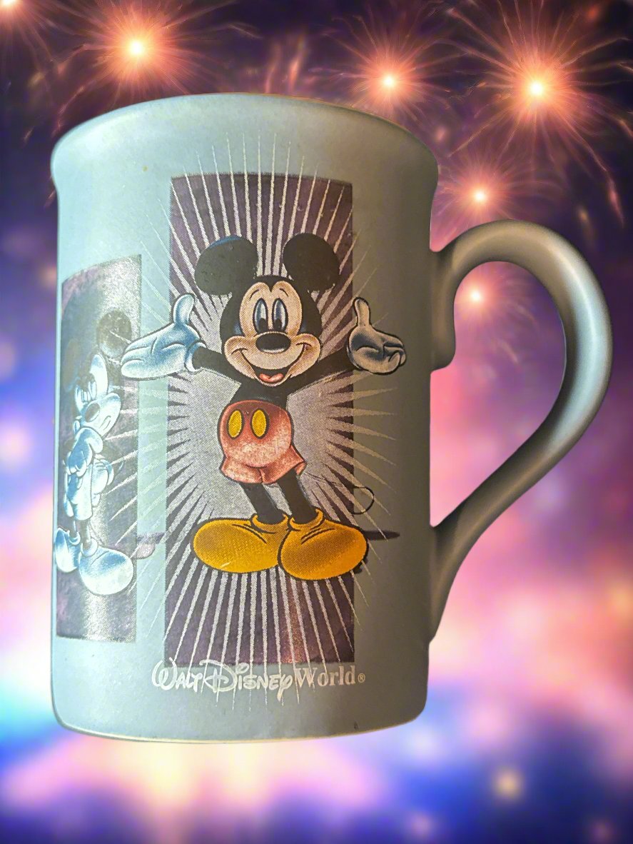 Disney Mickey Mouse Coffee Mug Cup Disneyland Resort 15oz 4.5" Tall