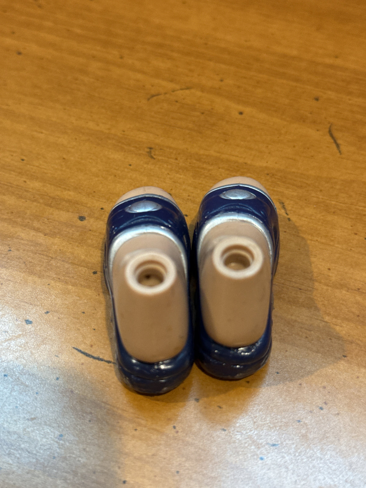 Bratz Dolls Blue Silver Sandals Replacement Shoes One Pair