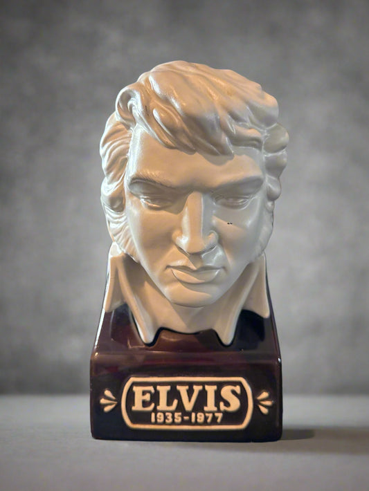 Elvis Vintage Decanter Bust McCormick Limited Edition Empty 1925-1977 10" Tall