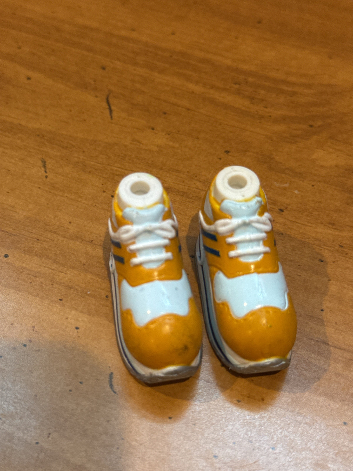 Bratz Dolls Tan Blue Sneakers Replacement Shoes One Pair
