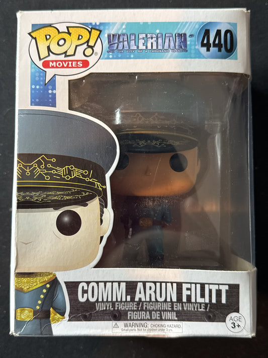 Funko Pop! Movies Valerian #440 Comm. Arun Filitt Vinyl Figure New In Box