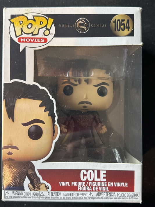 Funko Pop! Movies Mortal Combat #1054 Cole Vinyl Figure New in Box