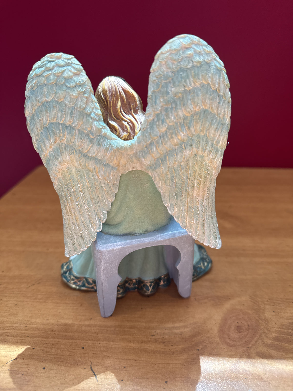 Hamilton Collection Emerald Isle Angel Figurine May You Have Peace In Your Heart 6.5" Tall