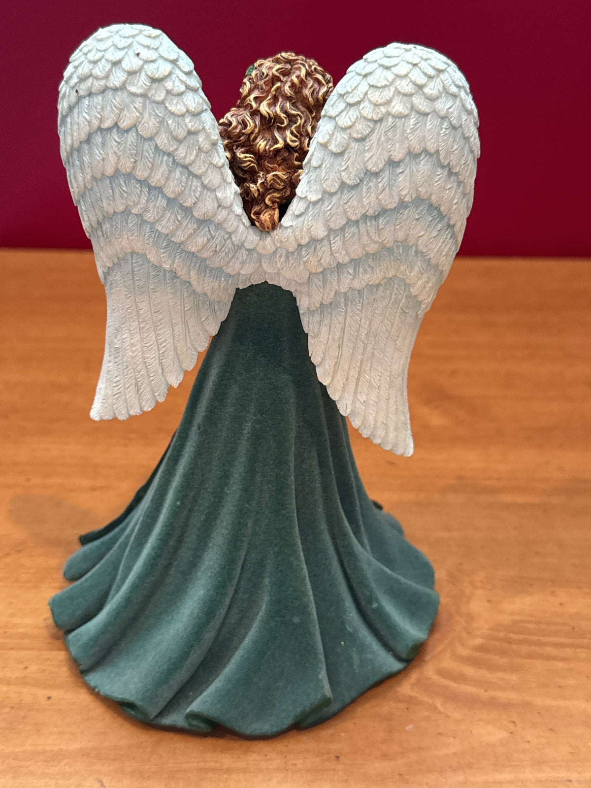 Hamilton Collection Emerald Isle Angel Figurine May Your Purse Always Hold a Coin or Two 7.5" Tall