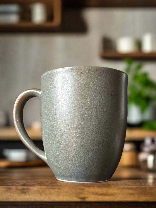 Noritake Stoneware Colorwave Graphite #8034 12oz Coffee Cup Mug 3 7/8" Tall