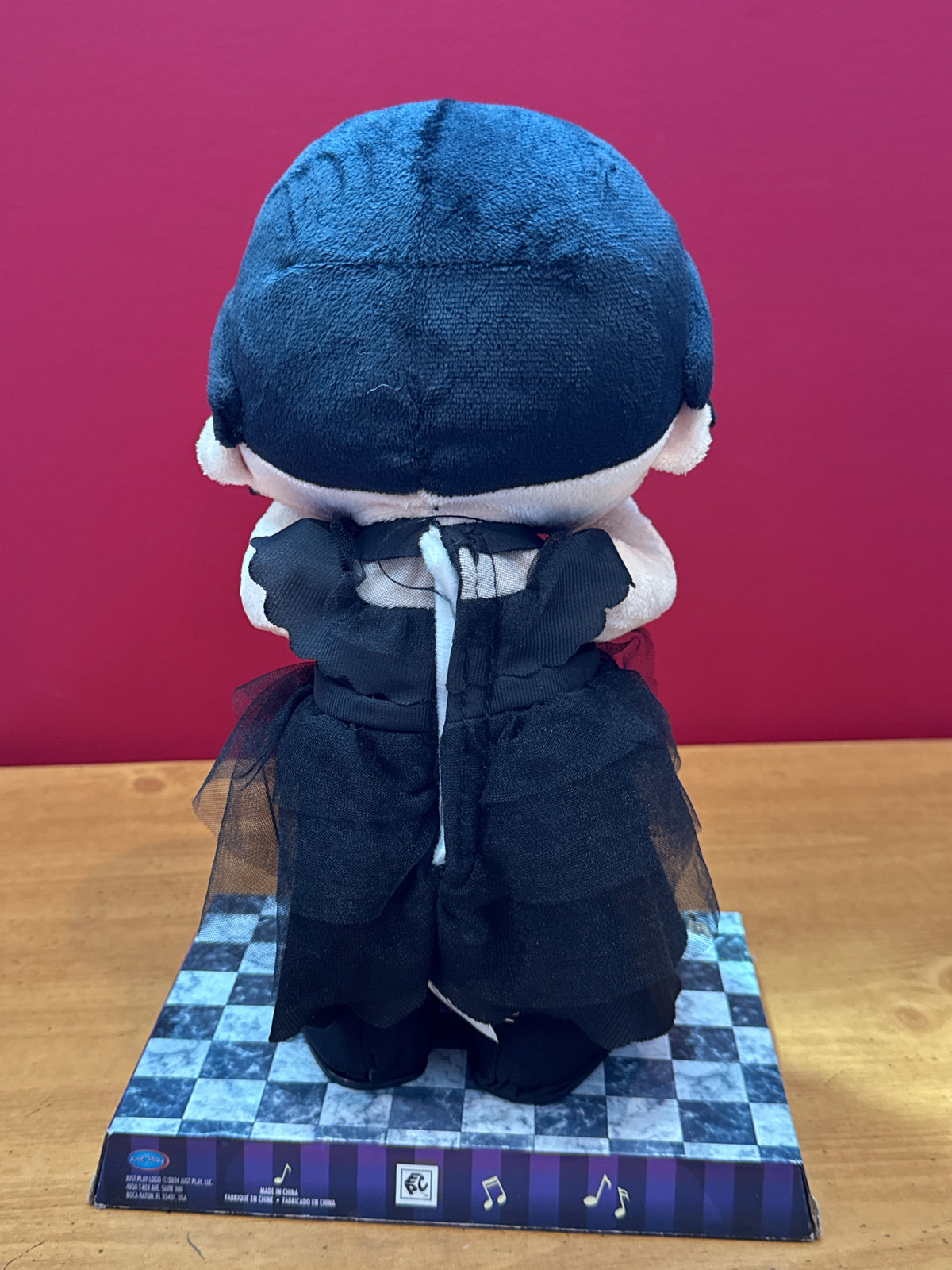 Wednesday Addams Dancing Plush Doll With Music 12.5" See Video New With In Box