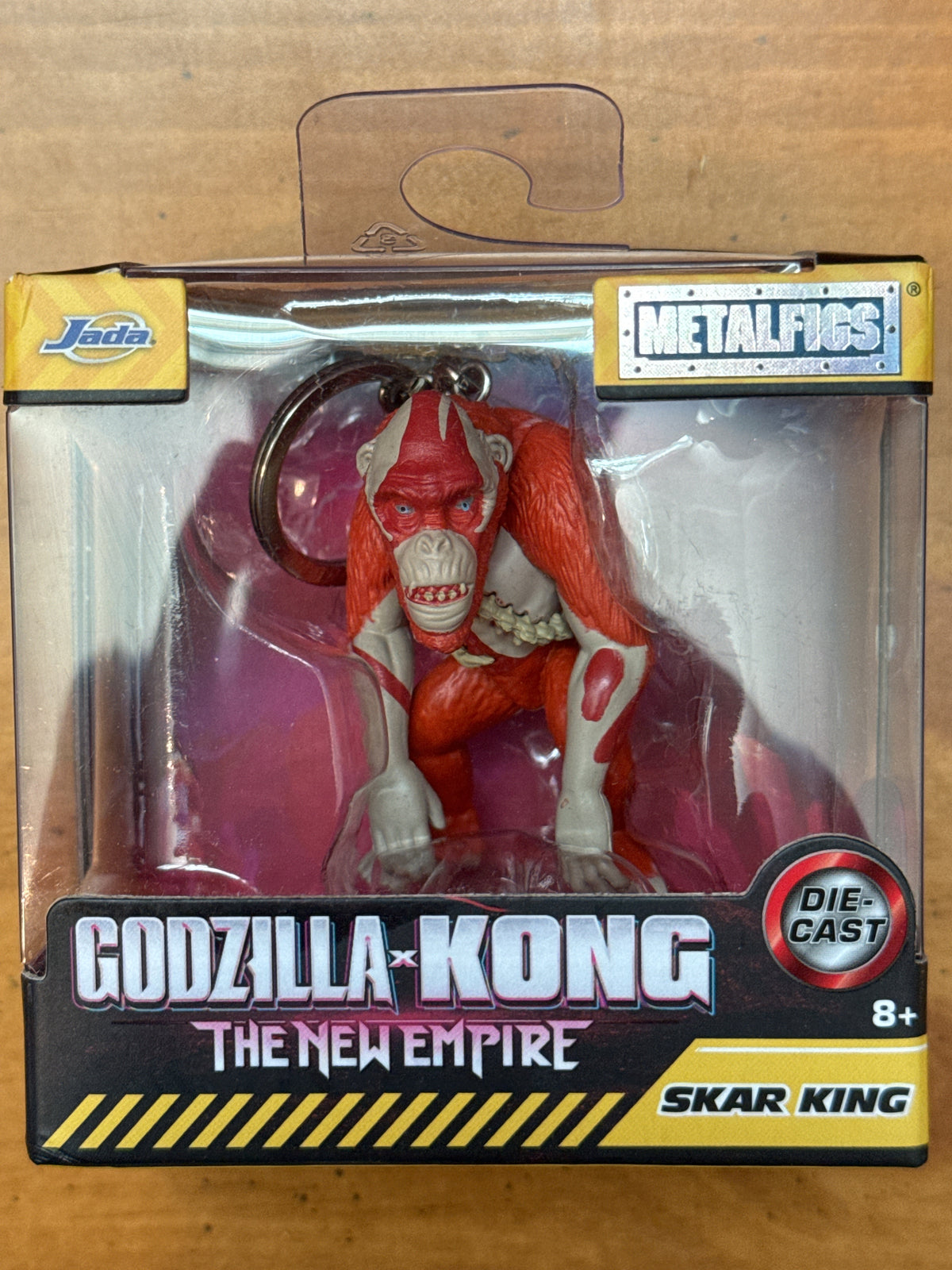 Godzilla-Kong Skar King The New Empire Matalfigs Die Cast Keychain New in Box