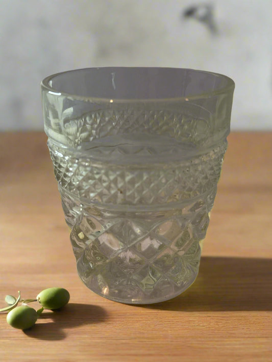 Anchor Hocking Wexford Old Fashioned Glass 3 7/8" Tall