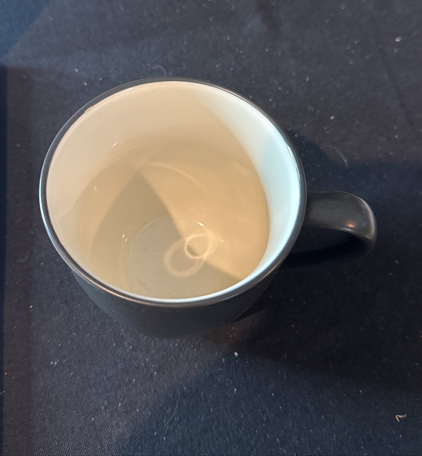 Noritake Stoneware Colorwave Graphite #8034 12oz Coffee Cup Mug 3 7/8" Tall