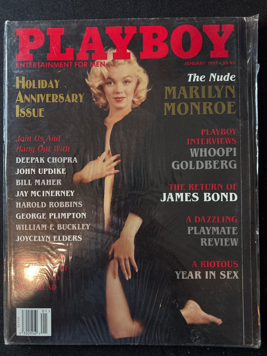 Playboy Magazine January 1997 Marilyn Monroe Nude Good Condition