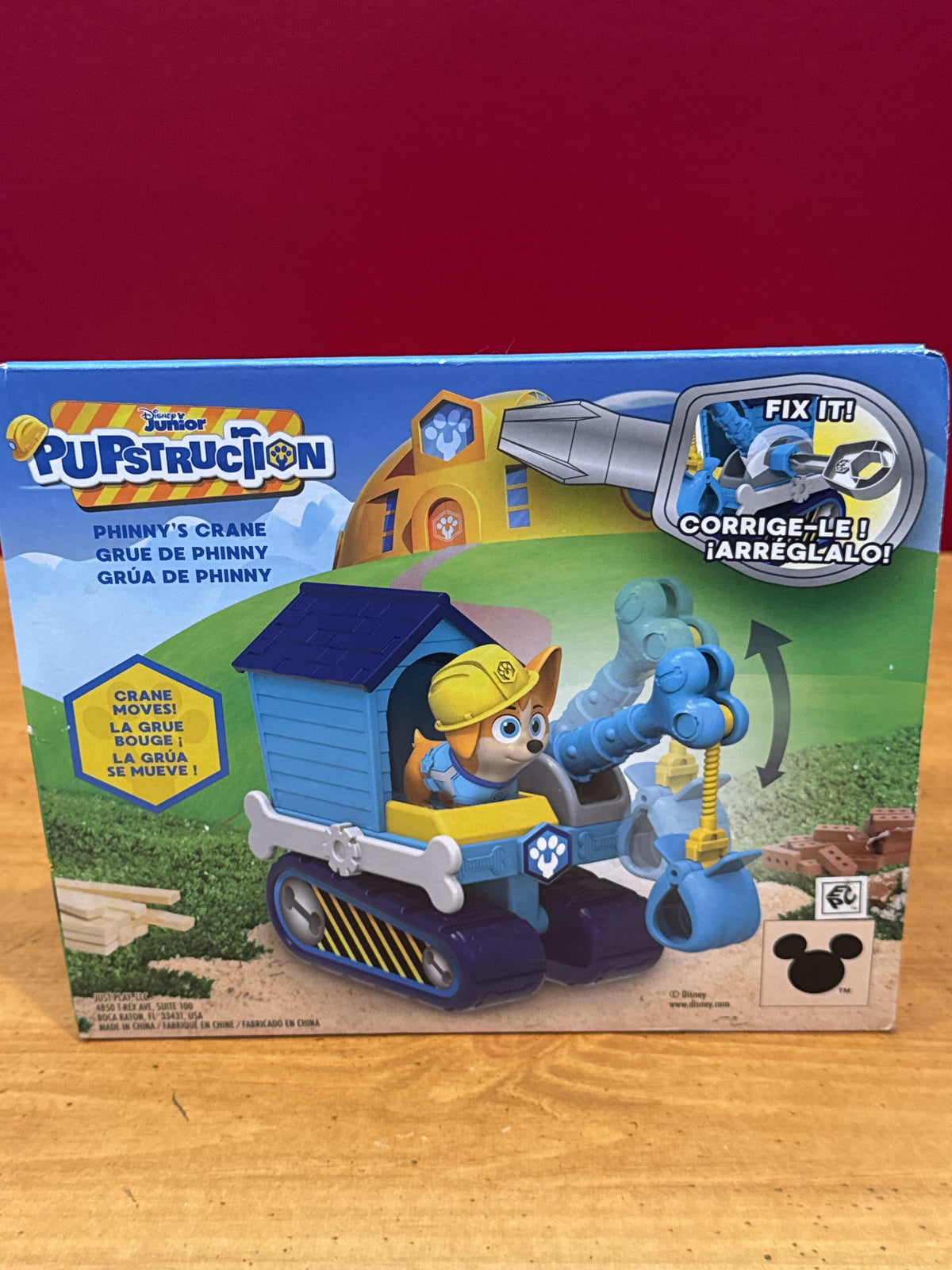 Disney Junior New Phinny's Crane & Tank's Dump Truck New in Box