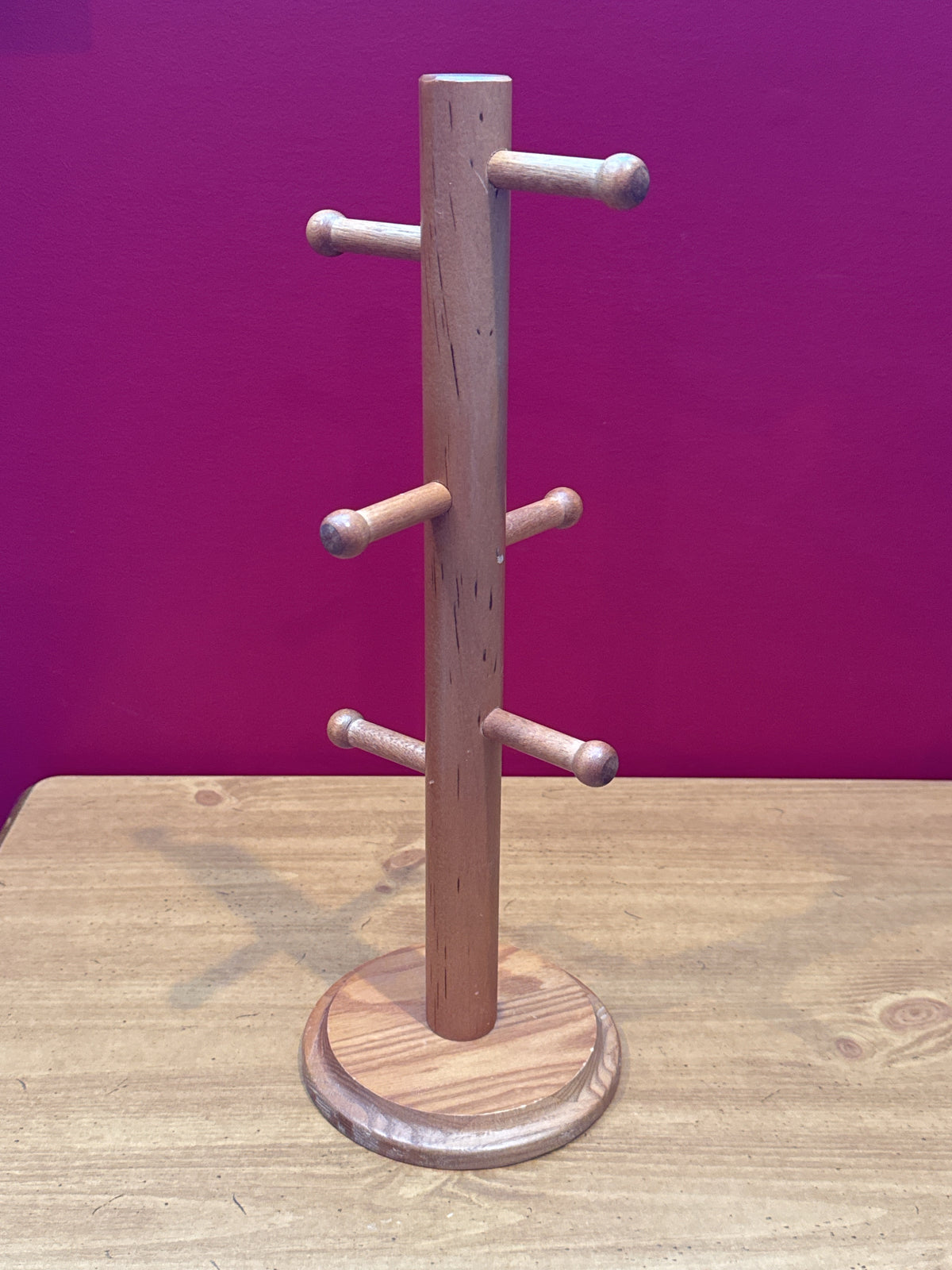 Cornwall 6 Ring Coffee Cup Mug Tree Holder 16" Tall