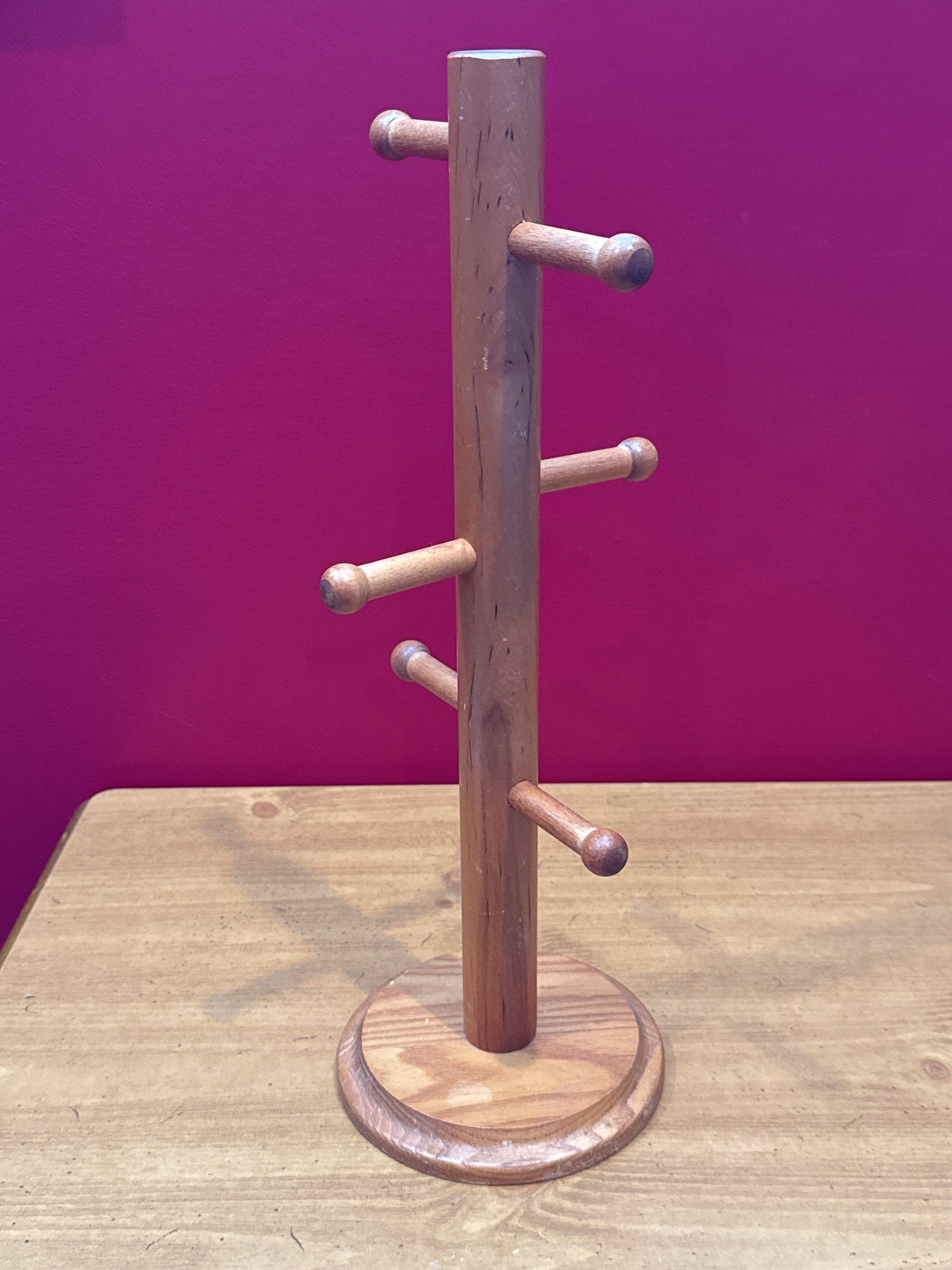 Cornwall 6 Ring Coffee Cup Mug Tree Holder 16" Tall