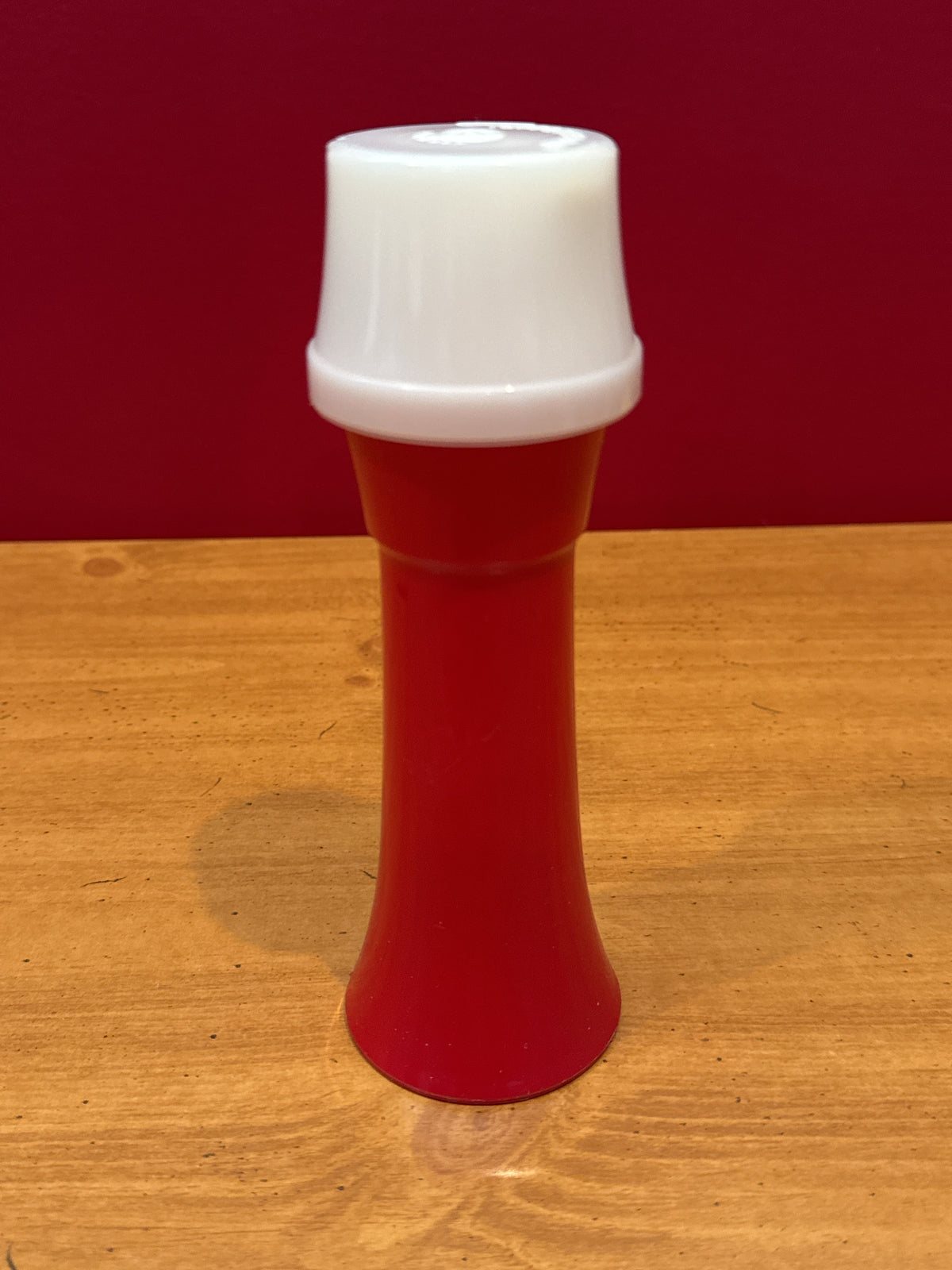 Vintage Tupperware Red Ketchup Condiment Pump Dispenser