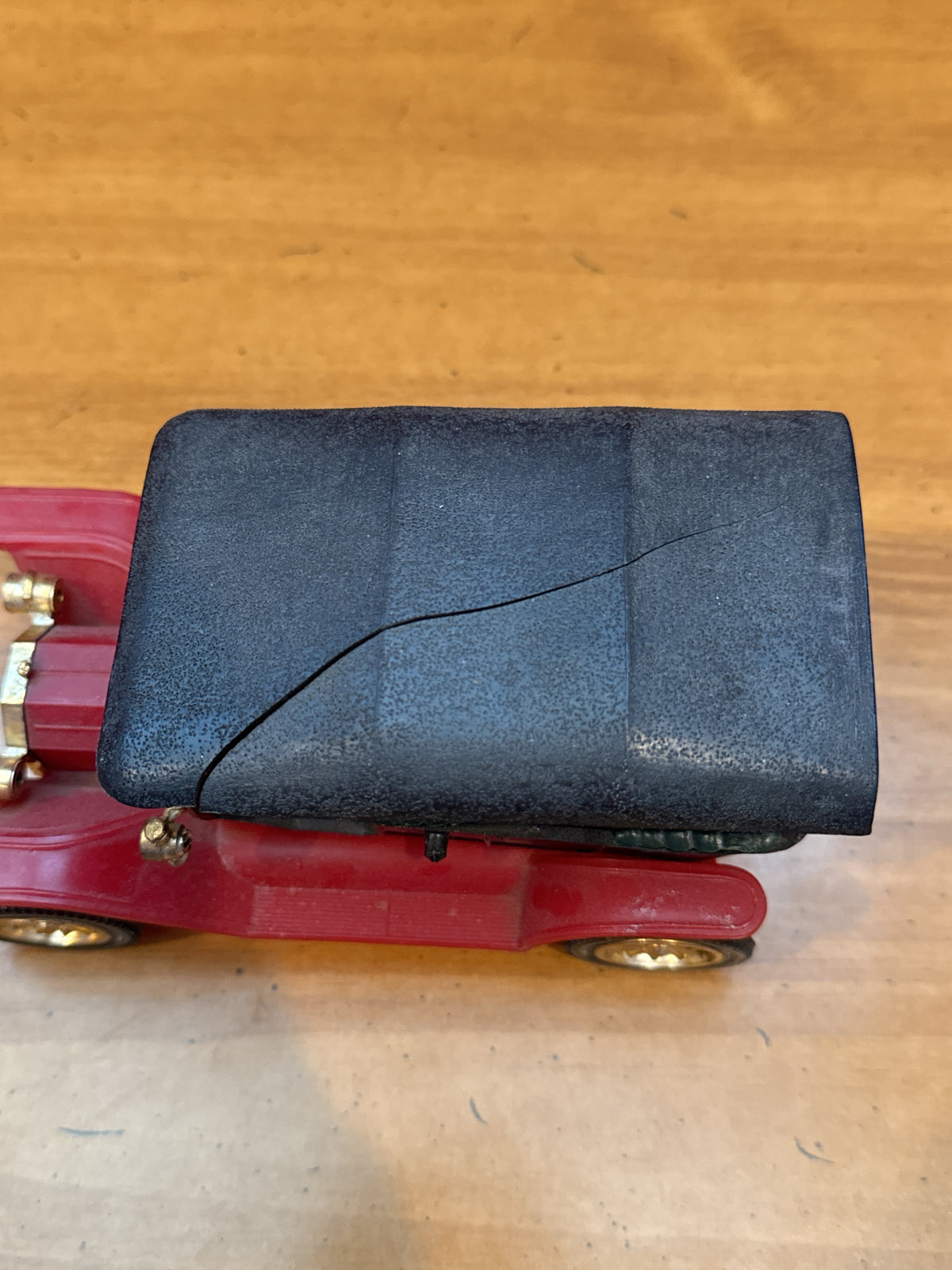 Nacoral Zaragoza Spanish Made in 1970s Plastic Car with 1910 Ford Model T and 1912 Coupe
