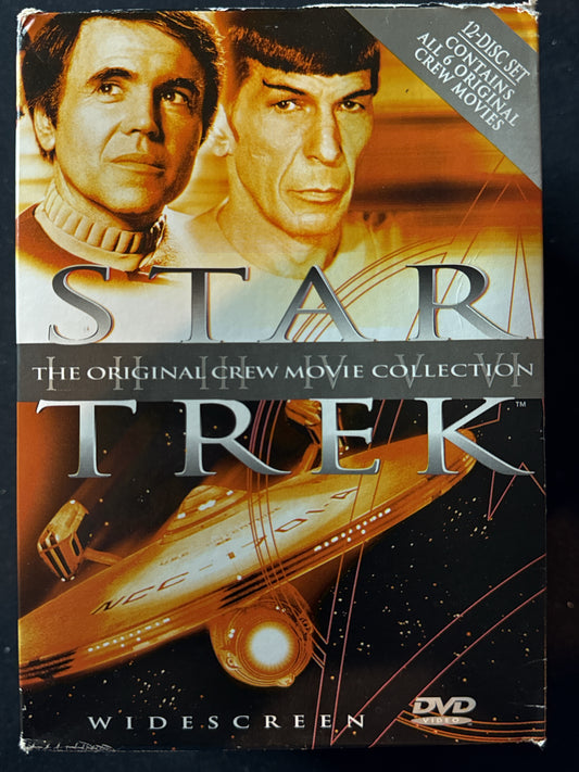 Star Trek The Original Crew Movie Collection 12 Disc Set Widescreen DVDs