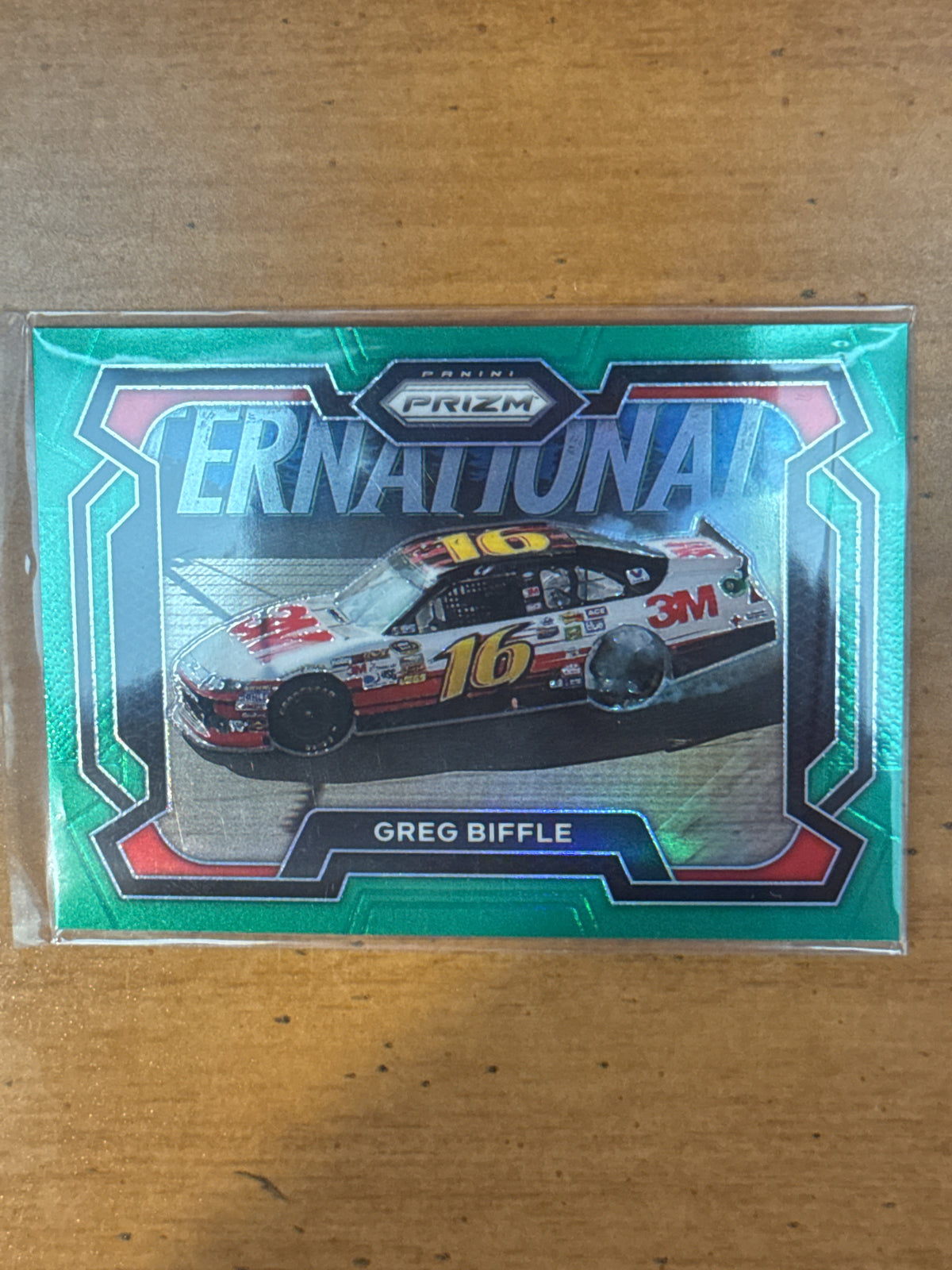 2024 Panini Prizm Racing NASCAR Green Pulsar Greg Biffle #13 New Card in Plastic
