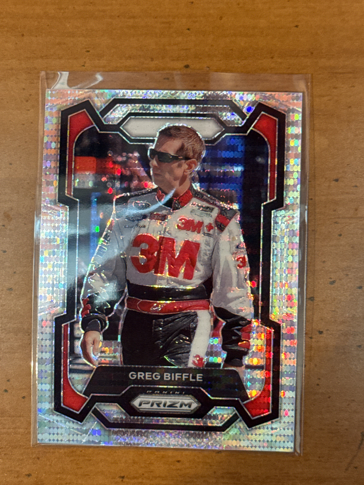 2024 Panini Prizm NASCAR Greg Biffle #13 Silver Pulsar Parallel Numbered 327/399 New