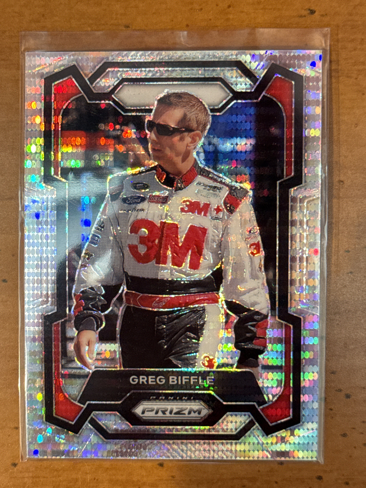 2024 Panini Prizm NASCAR Greg Biffle #13 Silver Pulsar Parallel Numbered 22/399 New