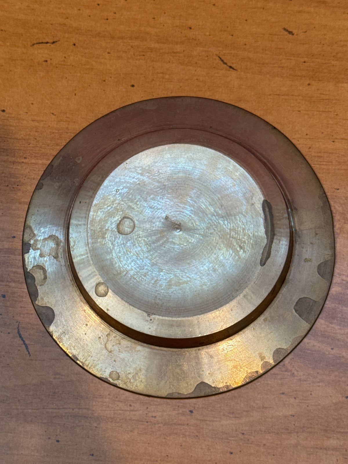 Brass Vintage Souvenir Ashtray or Trinket Dish Brass Williamsburg Governor's Palace 4.5" Wide