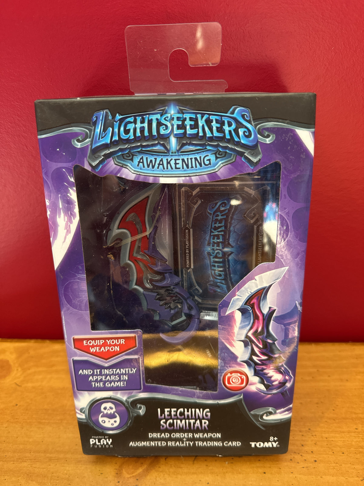 Lightseekers Leeching Scimitar - Dread Order Weapon & Trading Card New Sealed in Package